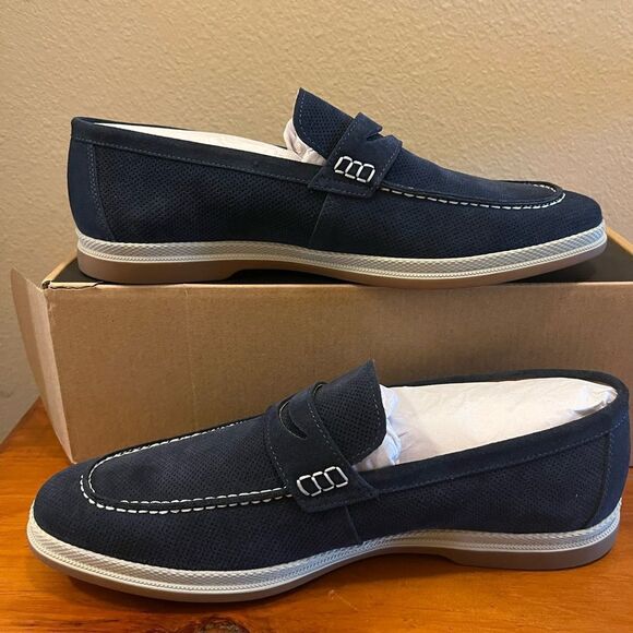 Vintage Foundry Co. Menahan Suede Casual Slip-On Loafers-Size 11